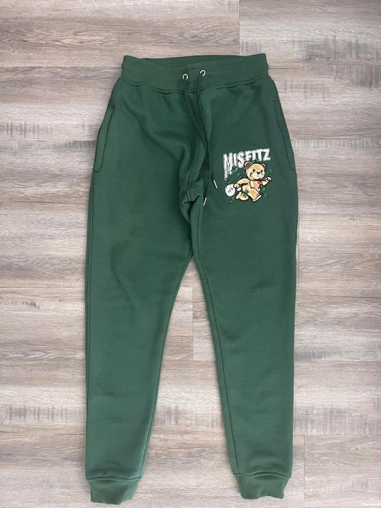 MISFITZ  GREEN SWEATPANTS