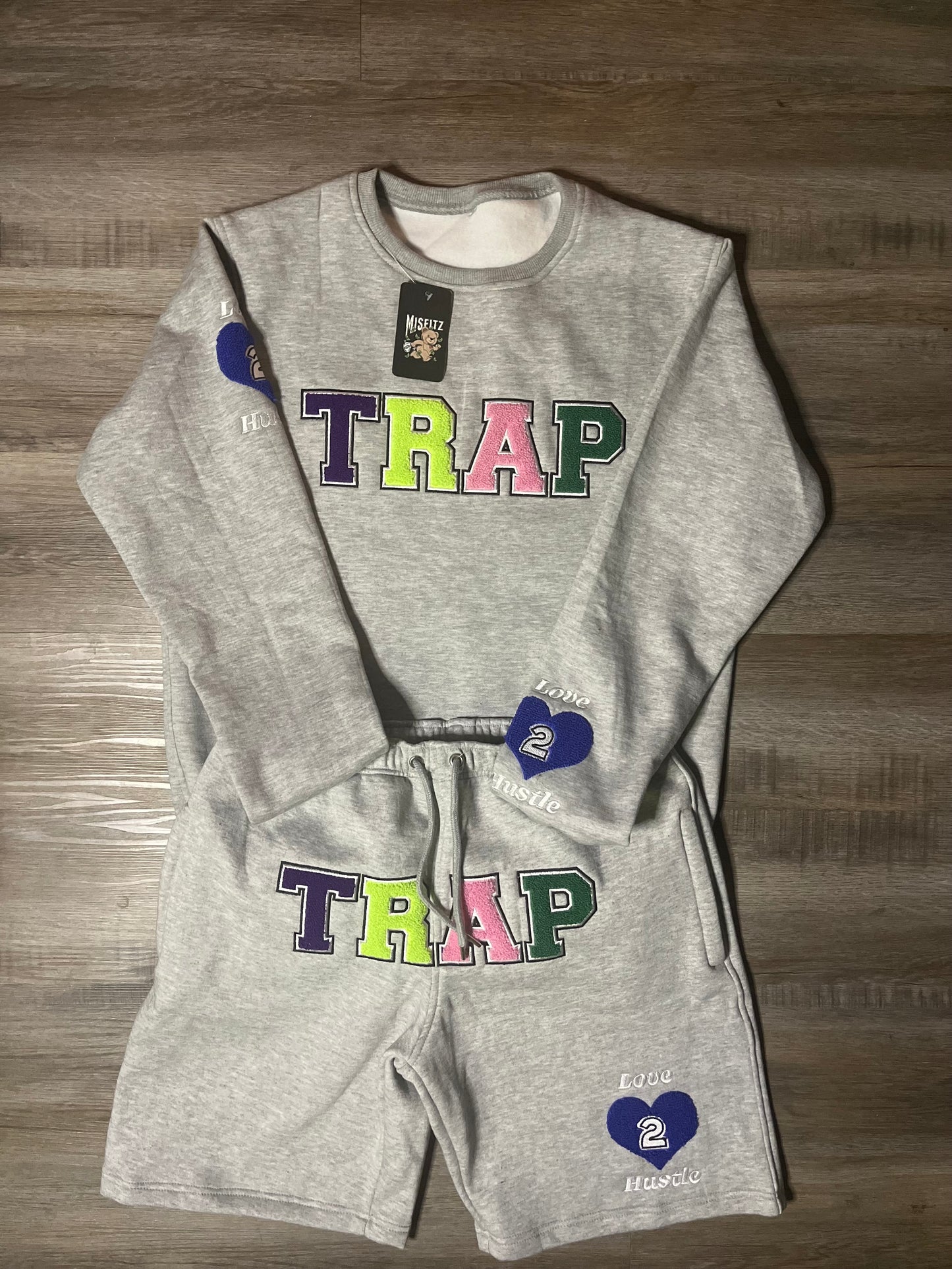 MISFITZ GREY TRAP CREWNECK SWEATER