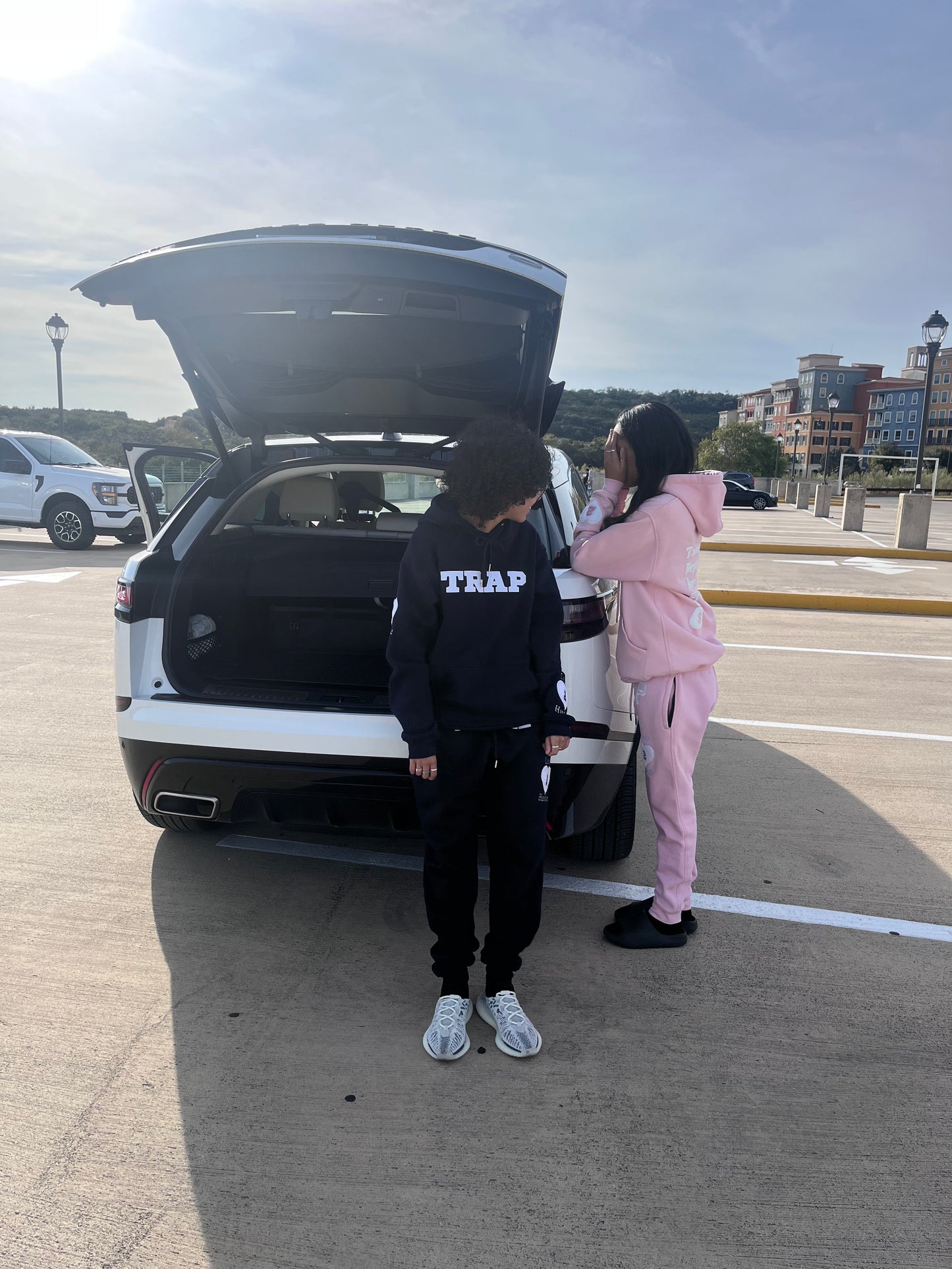 TRAP NAVY BLUE HOODIE