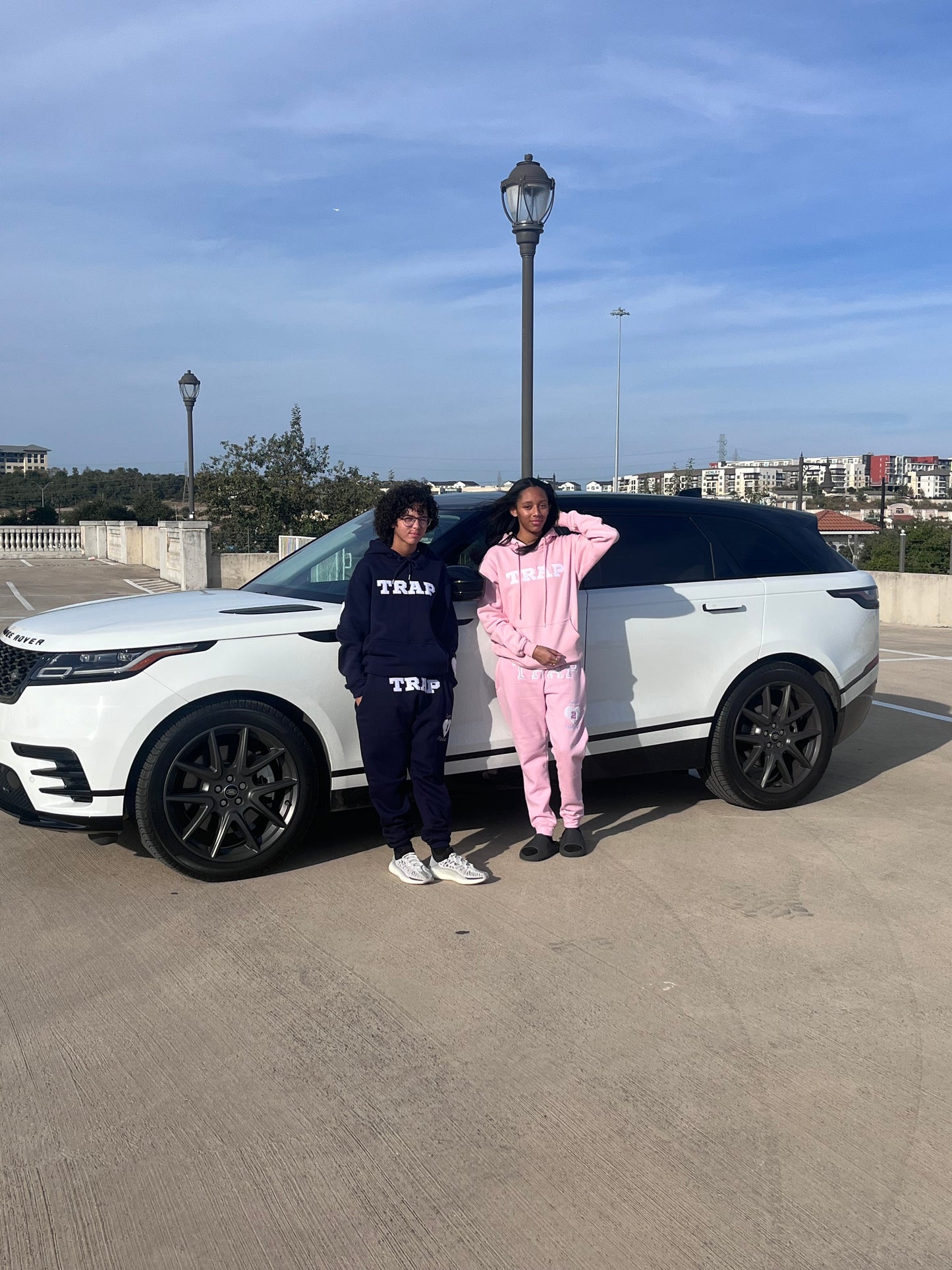 TRAP NAVY BLUE HOODIE