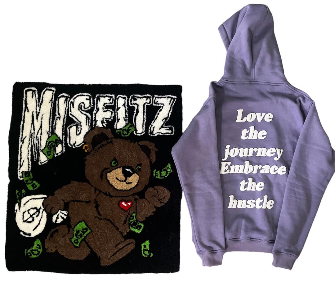 LOVE2HUSTLE "LIGHT PURPLE" HOODIE