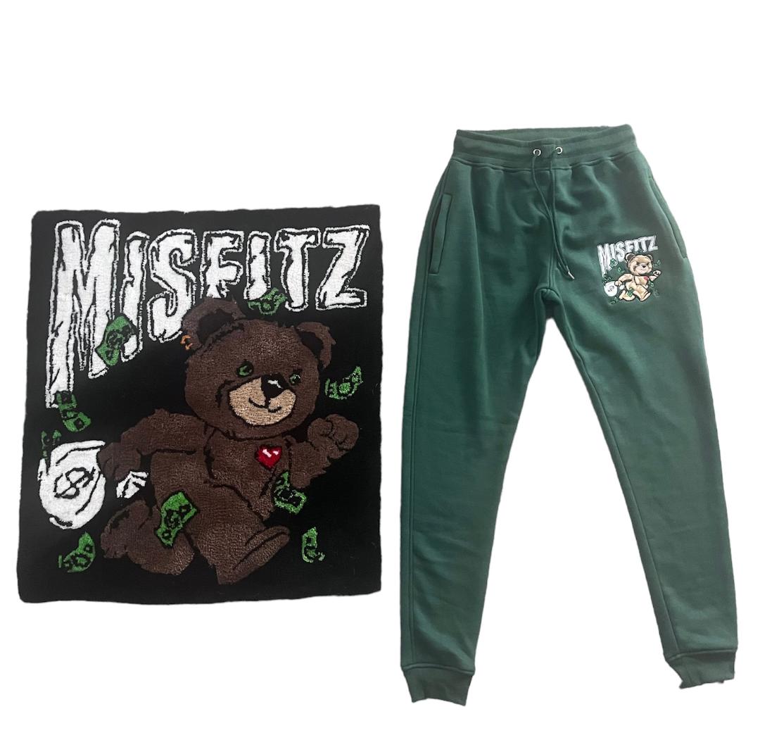 MISFITZ GREEN SWEATPANTS