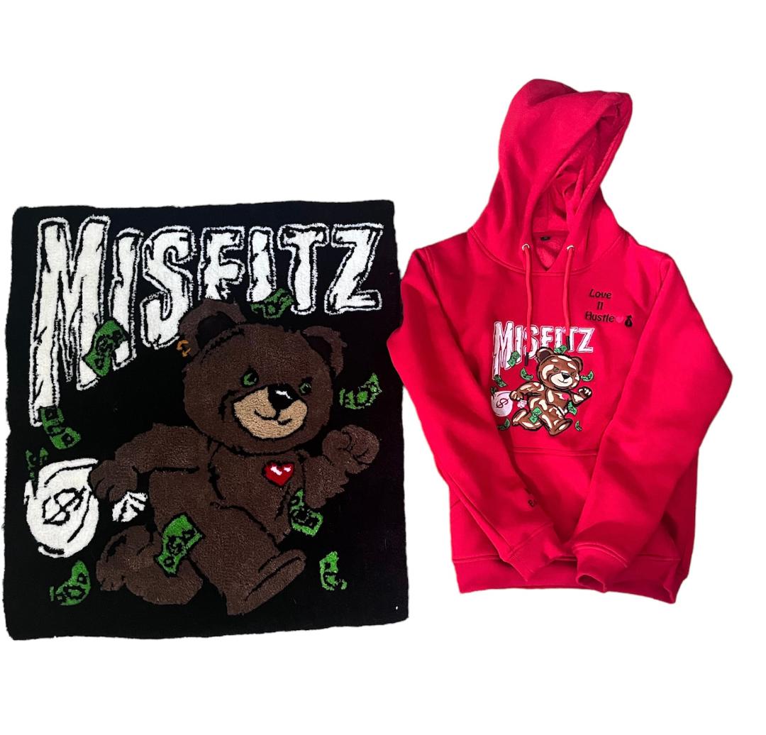 MISFITZ RED HOODIE