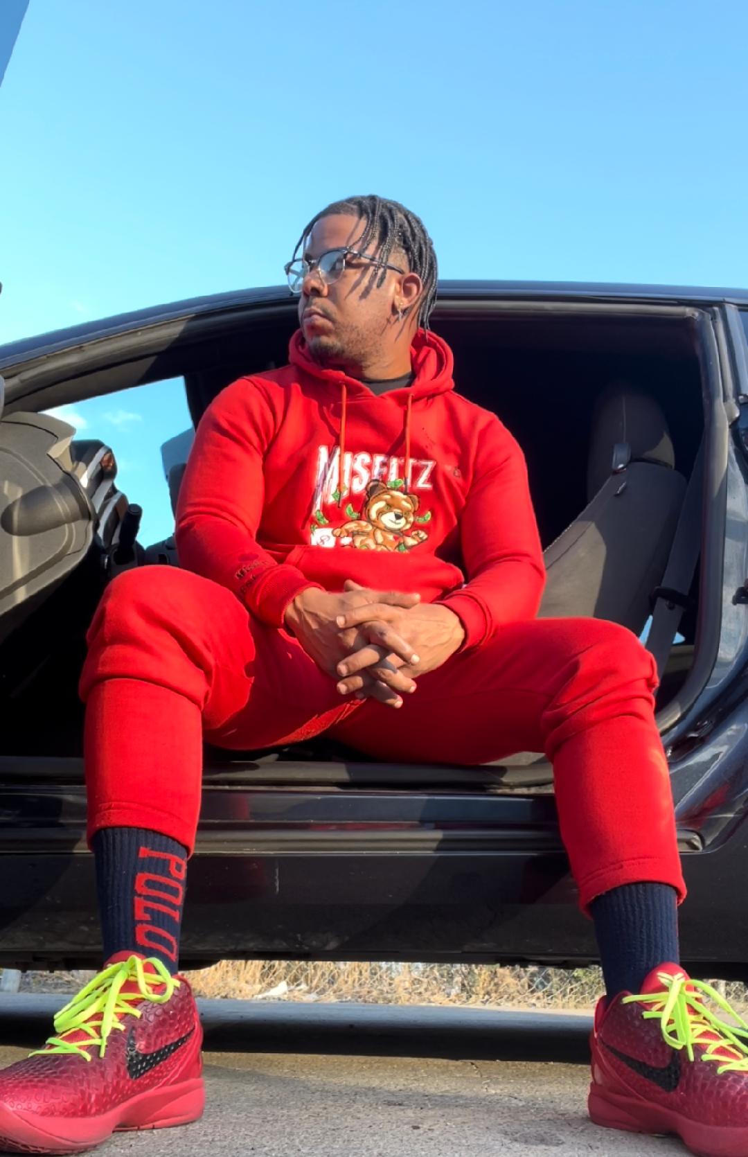 MISFITZ RED SWEATPANTS