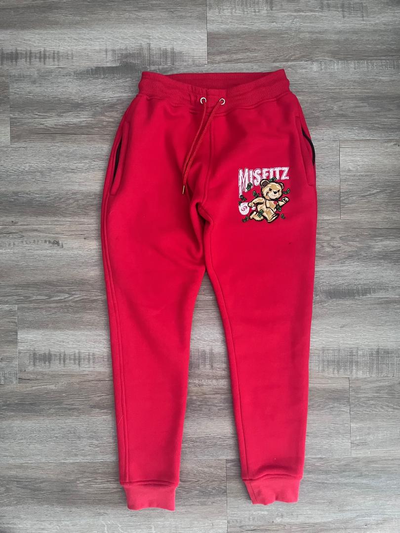 MISFITZ RED SWEATPANTS