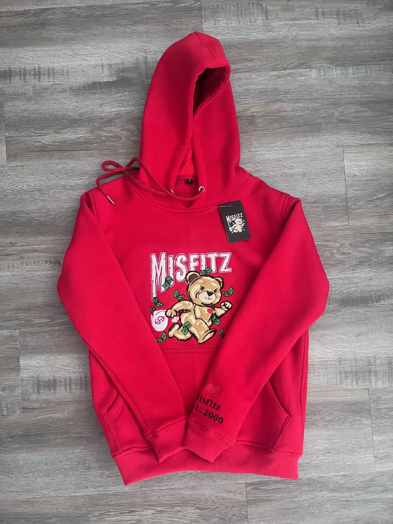 MISFITZ RED HOODIE