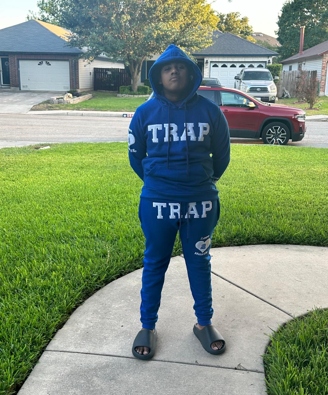 TRAP NIPSEY BLUE SWEATPANTS