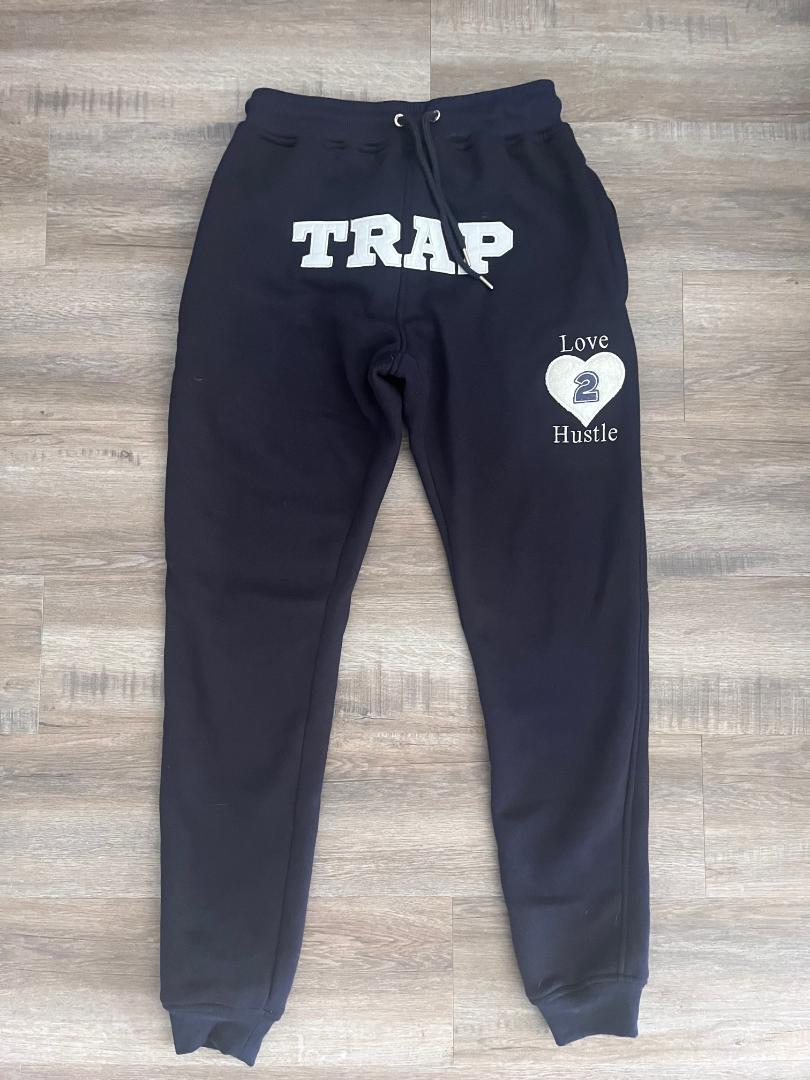 TRAP NAVY BLUE SWEATPANTS