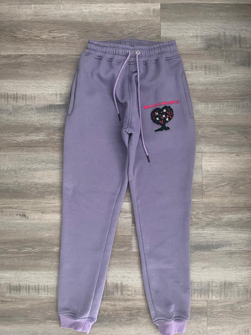 LOVE2HUSTLE PURPLE SWEATPANTS