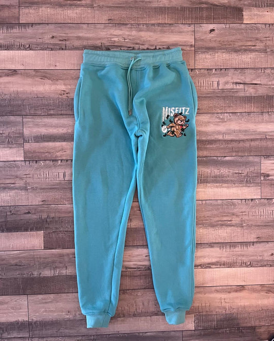 MISFITZ TURQUOISE SWEATPANTS