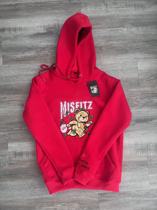 MISFITZ RED HOODIE